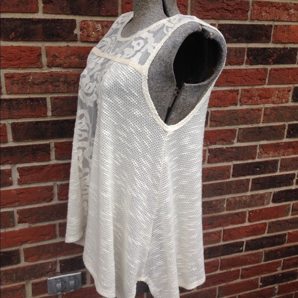 Altar"d State Cream Sleeveless Tunic women’s Size Medium - Picture 2 of 5
